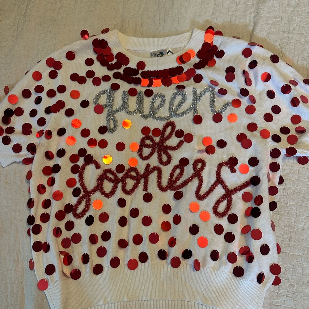 Queen of Sparkles Queen of Sooners small NEW